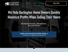 Tablet Screenshot of burlingtonhomes.com